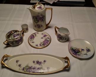 Antique China Hand Painted Tableware by Rosenthal