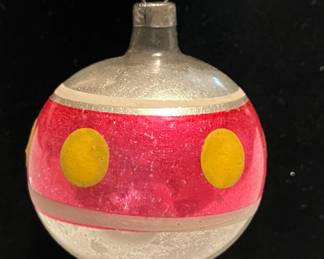 Vintage Glass Christmas Ornament