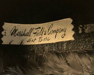 Vintage Ladies Fashion Hat from Marshall Field's Hat Bar