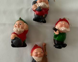 Vintage Dwarf Ornaments