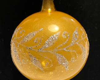 Vintage Glass Christmas Ornament