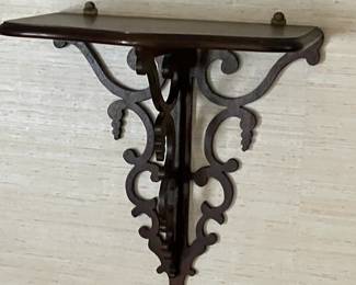 Antique Victorian Scrollwork Wall Shelf