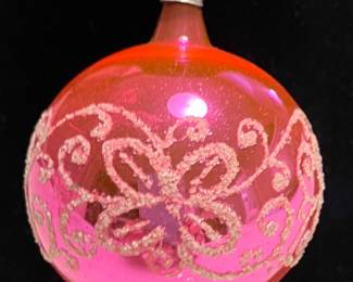 Vintage Glass Christmas Ornament