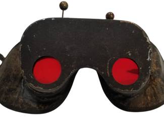 19th Cen Masonic Hoodwink Initiation Goggles
Antique Hoodwink Initiation Masonic Goggles
2 different pairs. 