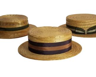 Vintage Stetson Jils Fischer Straw Boater Hats
Antique Vintage Straw Boater Hats Minneapolis
