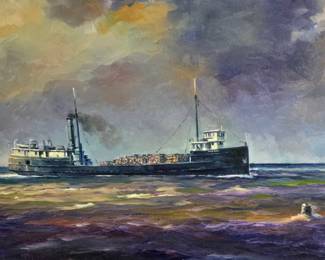 Original Wayne Higgins Oil Painting "Mary H Boyce"
