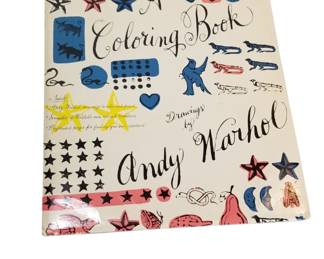 First Edition Andy Warhol Coloring Book 1990 Large
