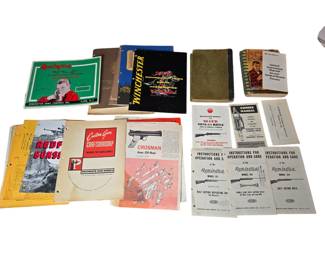 Vintage Remmington, Winchester Gun Rife Brochures, catalogs, manuals Etc
