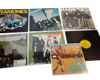 The Clash Ramones Punk Vinyl Records
