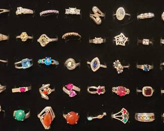 Sterling rings 