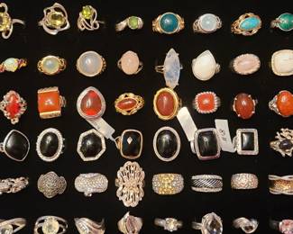 Sterling rings 