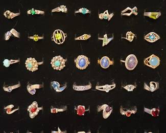 Sterling rings 