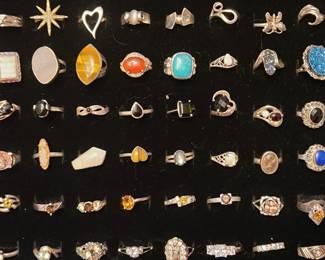 Sterling rings 