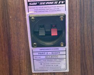 Vintage Bose 501 series IV speakers 
