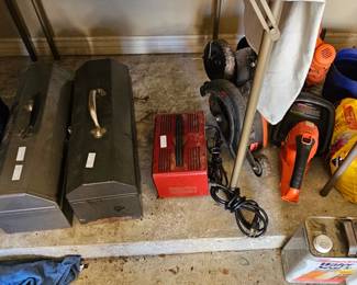 Tool boxes and tools