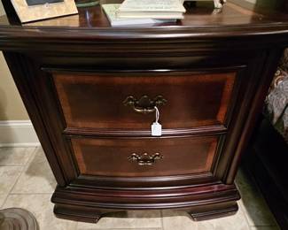 Bedside table matching king bed and dresser