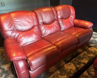Leather movie recliners