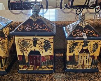 Counter top canisters 