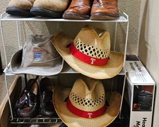 Every guy needs boots and hats