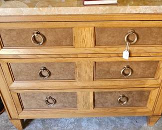 Closer look at Bernhardt nightstand