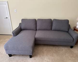Sofa with attached chase