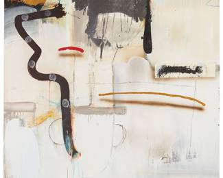 49
James Havard
1937-2020
Untitled, 1985
Acrylic, mixed media, and collage on thick paper
Signed and dated lower right: Havard 85
59.5" H x 39.5" W
Estimate: $3,000 - $5,000