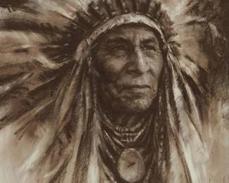 28
Harley Brown
b. 1939
"Many Shot"
Pastel on illustration board
Signed lower right: Harley Brown CA; titled on the frame plaque
Sight: 15" H x 11.25" W
Estimate: $800 - $1,200