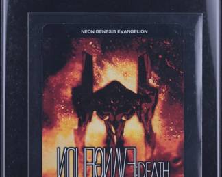 1997 Nippon Japanese Telegraph Telephone Evangelion Death  Rebirth CGC AUTH frt