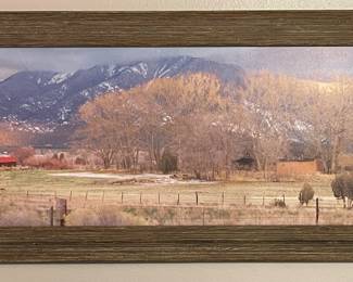 FRAMED MOUNTAIN PICTURE