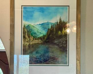 FRAMED NUMBERED PRINT “LUMINOUS” BY PRESTON STEED