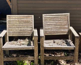 TEAK FURNITURE -AS IS