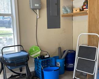 STEAM CLEANER, STEP STOOL
