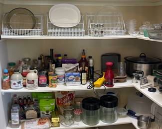 PANTRY ITEMS, CROCK POT, INSTAPOT