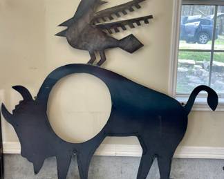 HEAVY HANDMADE SOUTHWEST BUFFALO OUT OF SHEET METAL