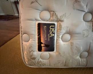 Queen mattress and box springs