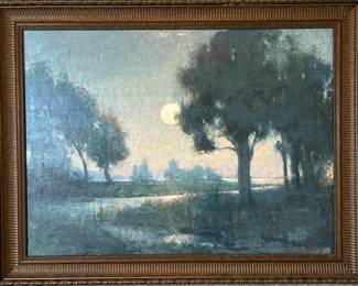 Oil-Original Oil Painting by Bauman & Cornelia Hernes. The size is 3'x5'. $250