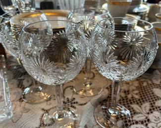 Set of 4 Waterford Millennium Goblets