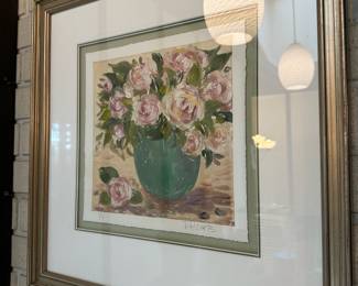Floral Still Life 1/1 Print by P. Roberts