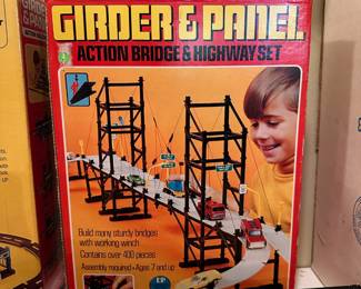 1976 Kenner Girder & Panel Action Bridge Highway Set
