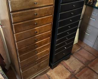 Sheet music cabinets