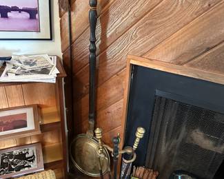 BED WARMER  FIREPLACE TOOLS