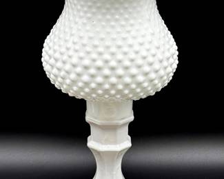 Hobnail Milk Glass Decor
