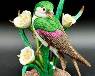 Lenox Violet Green Swallow Figurine
