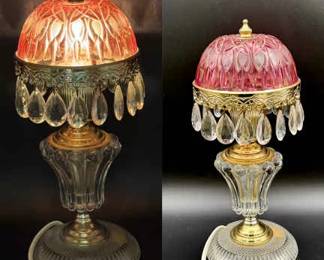 (2) Vintage Style Table Lamps
