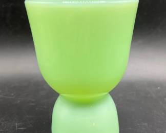Vintage 4” Jadeite Double Egg Cup
