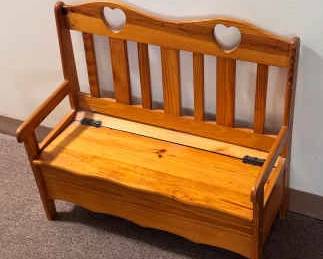 Tiny Bench With Storage
