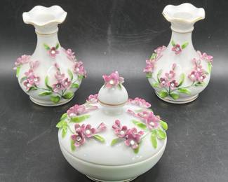 (3) Lefton Hand Painted China 233
