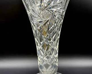 Gorgeous Cut Glass Vase
