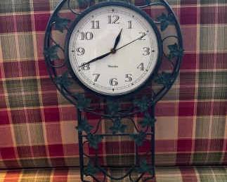 Westclox Metal Ivory Wall Clock
