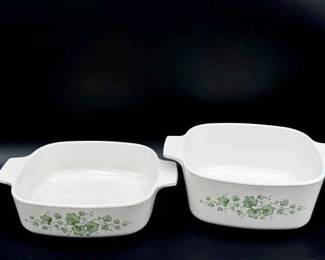 (2) Corningware Calloway Dishes
